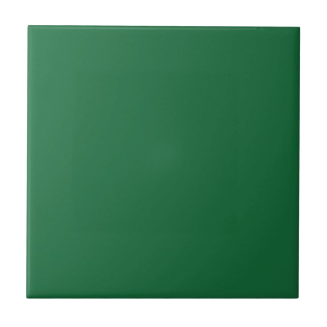 Classic Medium Emerald Green - Ceramic Tile (Front)