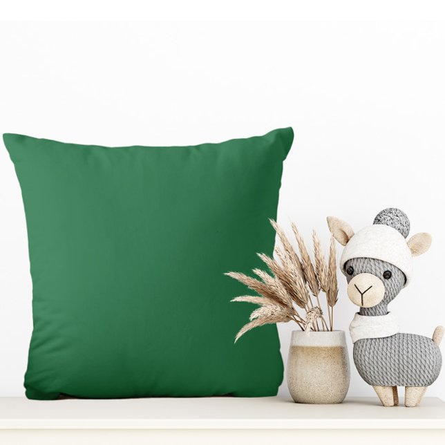 Classic Medium Emerald Green - Throw Pillow (Creator Uploaded)