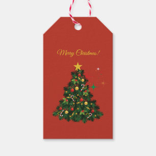 Classic Merry Christmas Gift Tags