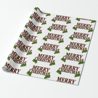 Classic Merry Christmas Wrapping Paper