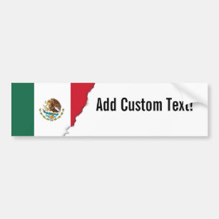 Classic Mexican Flag Bumper Sticker
