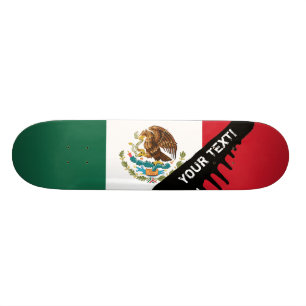 Classic Mexican Flag Skateboard