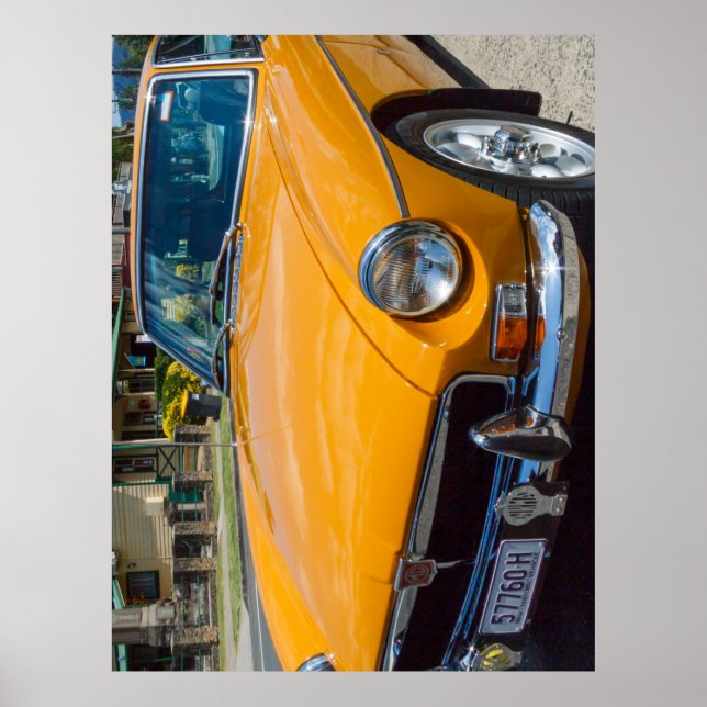 Classic MGB GT Roadster Poster (Front)