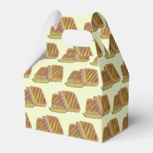 Classic Miami Cuban Sandwich Ham Pork Swiss Cheese Favour Box