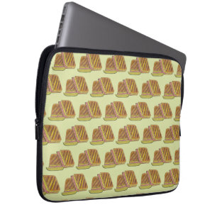 Classic Miami Cuban Sandwich Ham Pork Swiss Cheese Laptop Sleeve
