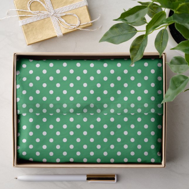 Classic Micro Polka Dot Seamless Pattern Tissue Paper (Gift)