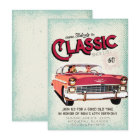 Classic Mid Century Car | Vintage 60th Birthday