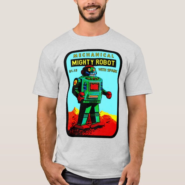 Classic "Mighty Robot" T-Shirt  (Front)