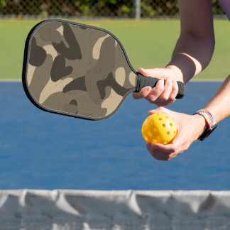 Classic Military Camo Pattern Pickleball Paddle