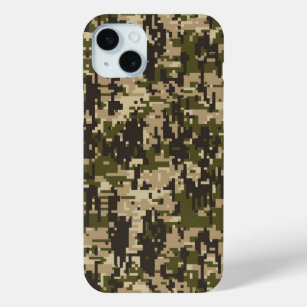 Classic Military Digital Camo Pattern iPhone 15 Mini Case