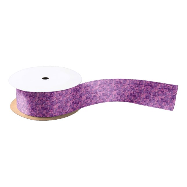 Classic Military Digital Camo Pattern Satin Ribbon (Spool)