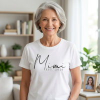 Classic Mimi EST Year Simple Family Script