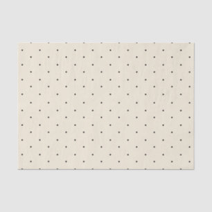 Classic Mini Black Polka Dots Pattern Tissue Paper