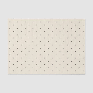 Classic Mini Black Polka Dots Pattern Tissue Paper