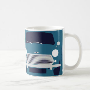 Classic Mini Cooper minimalist art mug