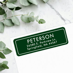 Classic Minimal Return Address Label