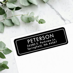 Classic Minimal Return Address Label