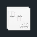 CLASSIC Minimalist Elegance With Photo Save The Date<br><div class="desc">Made for you!</div>