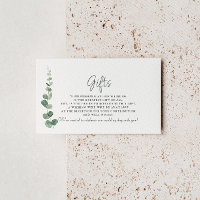 Classic Minimalist Eucalyptus Wedding Gifts 