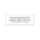 Classic Minimalist Family Name Return Address