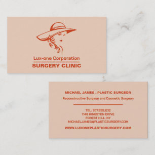 Classic Model, Plastic Surgeon, Plastic Surgery Business Card