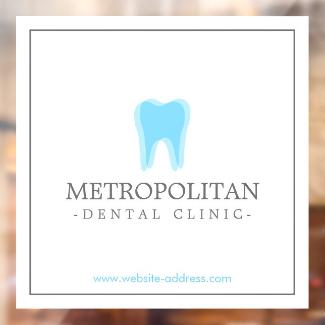 Classic Modern Dentist Tooth Logo on White (Sheet 2)