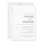 Classic Modern Elegant All In One QR Code Wedding