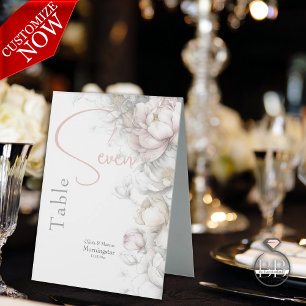 Classic Modern Ivory and Blush Floral