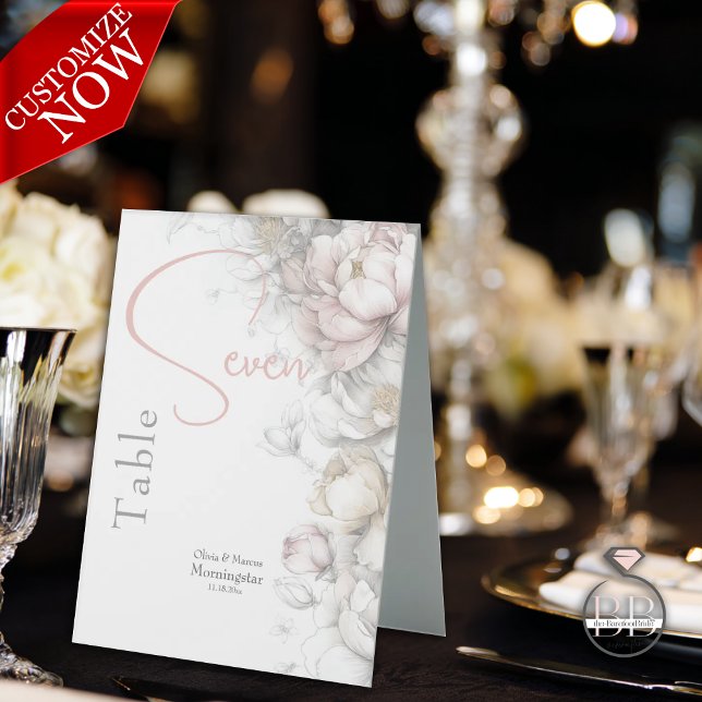 Classic Modern Ivory and Blush Floral  (Creator Uploaded)