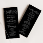 Classic Modern Minimal Minimalist Elegant Wedding Program<br><div class="desc">This is a Classic Modern Minimal Minimalist Elegant Wedding Program!</div>