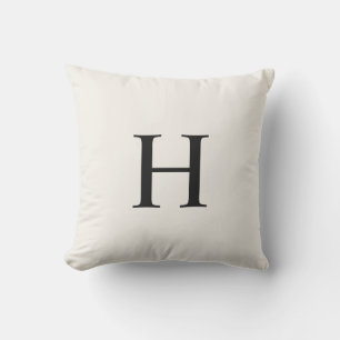 Classic Modern Monogram Cushion