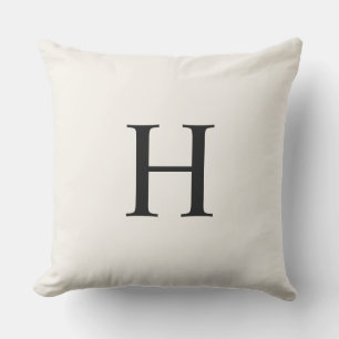 Classic Modern Monogram Cushion