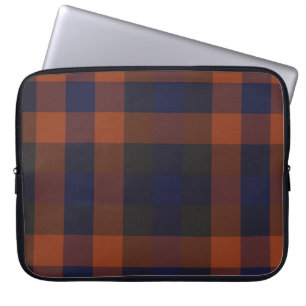 Classic Modern Plaid Tartan Seamless Pattern. appa Laptop Sleeve