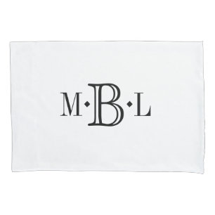 Classic Monogram Custom Pillow Case