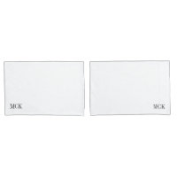 Classic Monogram Custom Pillow Case