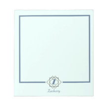 Classic Monogram Initial in Frames Custom Name