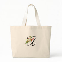 Classic monogram red white flower mother gift