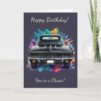 Classic Mopar Muscle Car Birthday