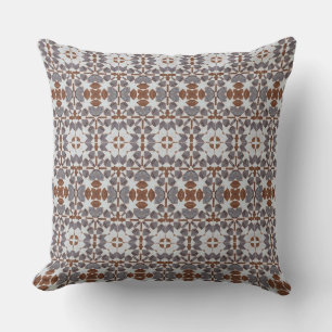 Classic Moroccan Geometric Decorative Patterns Cushion