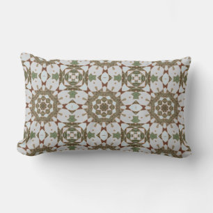 Classic Moroccan Geometric Decorative Patterns Lumbar Cushion