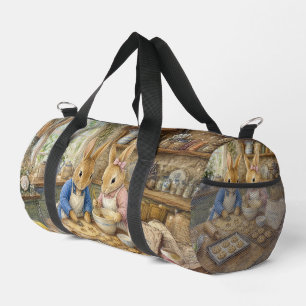 Classic Mother Bunny baking cookies Duffle Bag