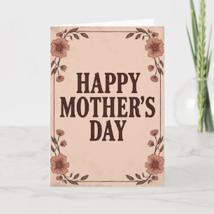 Classic Mothers Day Love Card