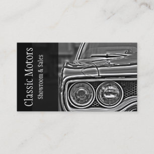 Classic Motor Cars Auto Sale Dealers Business Card