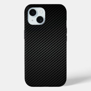 Classic Motor Racing Carbon Fibre iPhone 15 Case