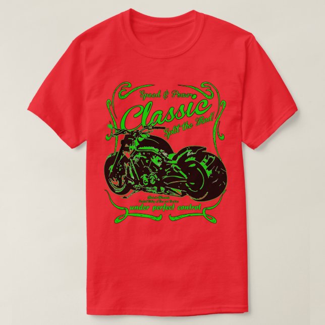 Classic Motorcycle 1 T-Shirt (Design Front)