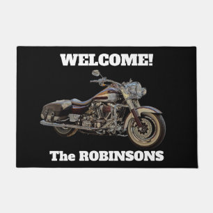 Classic Motorcycle Doormat