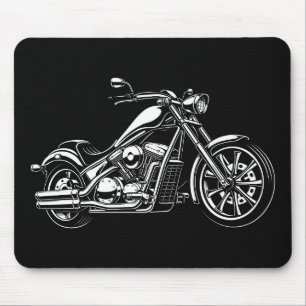 Classic Motorcycle Mouse Pad