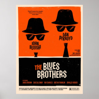 classic movie  The Blues Brothers Poster