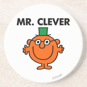 Classic Mr. Clever Logo Coaster