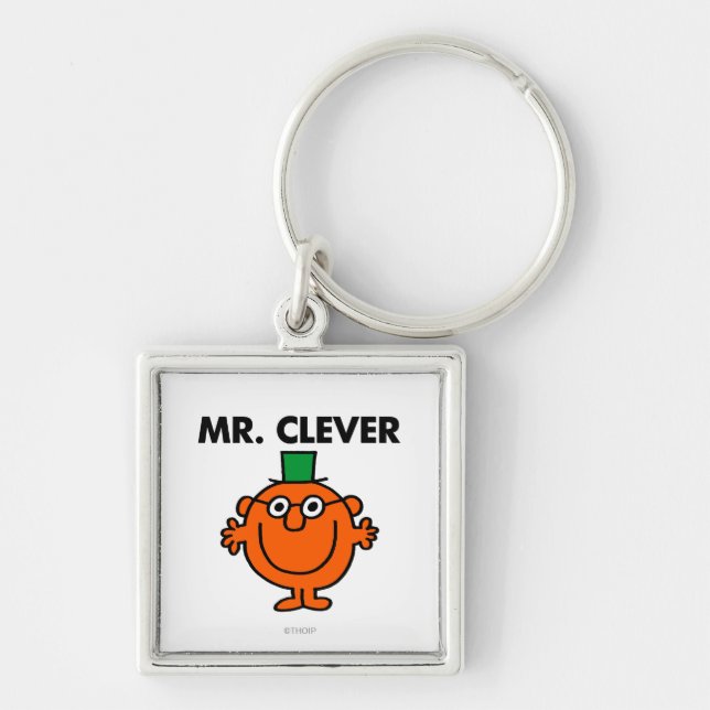 Classic Mr. Clever Logo Key Ring (Front)